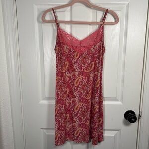 Secret Treasures‎ Pink Paisley Lace Chemise